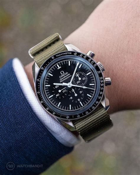 omega speedmaster strap size|straps for Speedmaster.